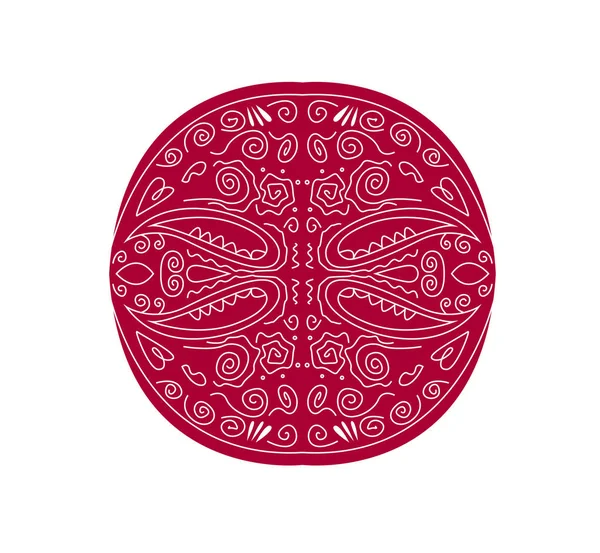 Luksusowy handdrawn henna Mandala arabski — Zdjęcie stockowe