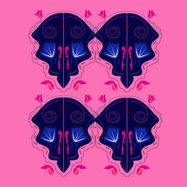 dekoratif elementlerin sanat deseni.