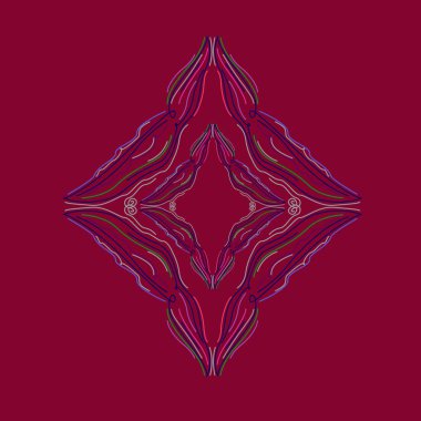 dekoratif elementlerin sanat deseni.