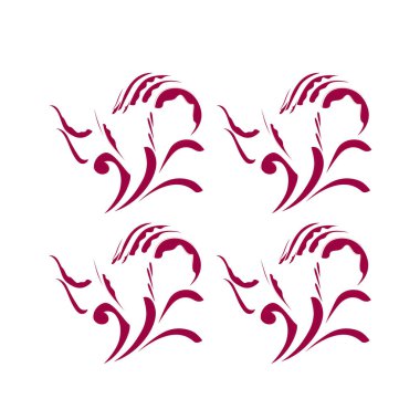 dekoratif elementlerin sanat deseni.