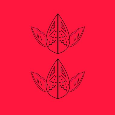 dekoratif elementlerin sanat deseni.