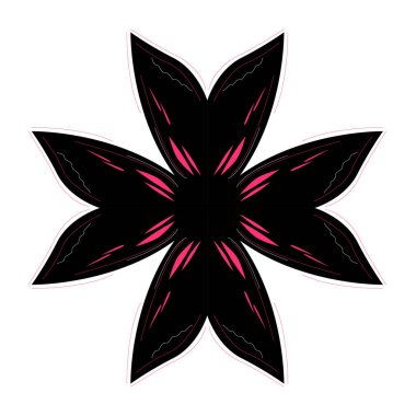 dekoratif elementlerin sanat deseni.