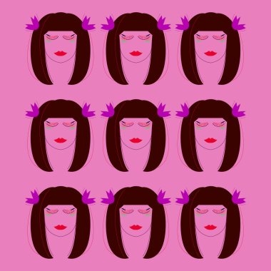 dekoratif elementlerin sanat deseni.