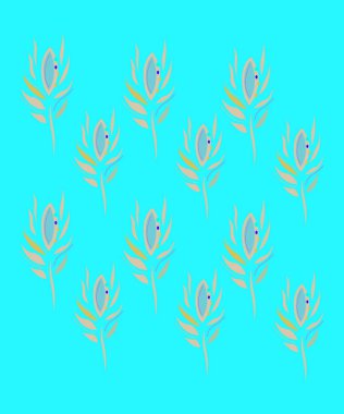 Soyut dikişsiz geometrik desen 