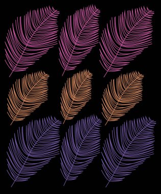 Soyut dikişsiz geometrik desen 