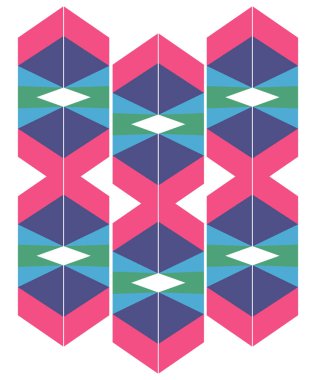 Soyut dikişsiz geometrik desen 