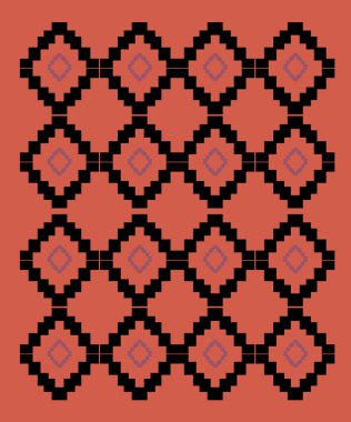 Soyut dikişsiz geometrik desen 