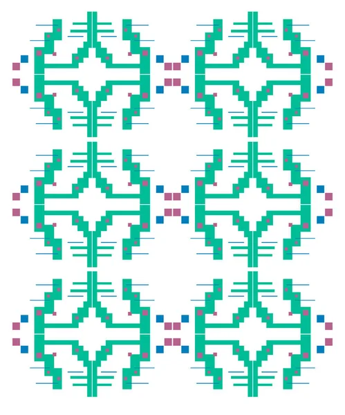 Soyut dikişsiz geometrik desen 