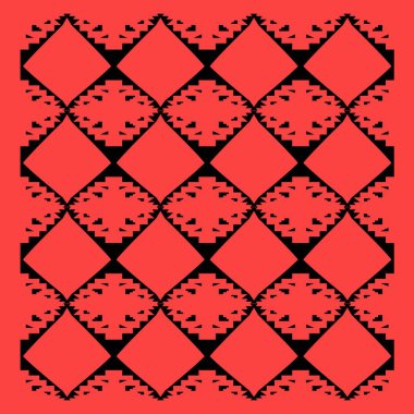 siyah ve beyaz geometrik desen.