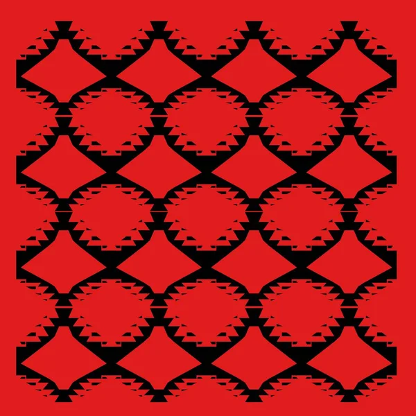 Płynny Wzór Czerwonymi Sercami — Zdjęcie stockowe