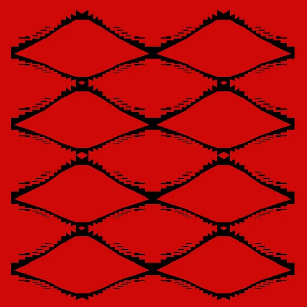 Vector Seamless Pattern Red Lines — 스톡 사진