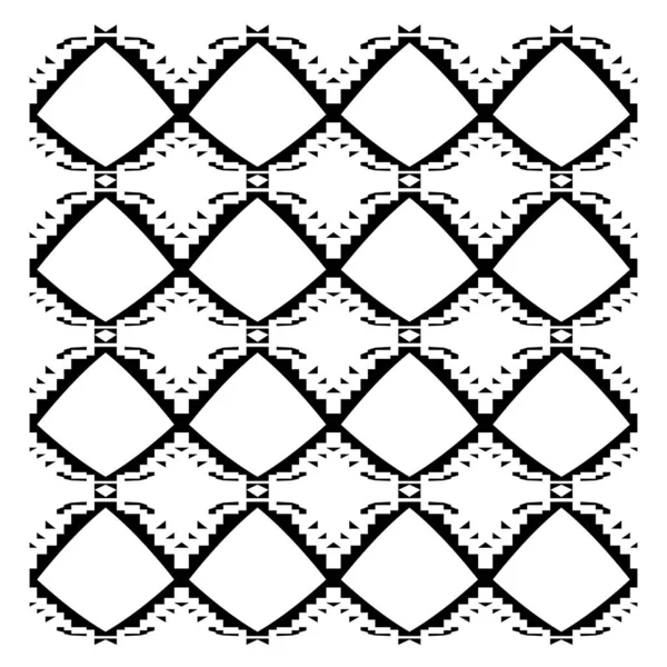 Vector Black White Seamless Pattern — Stock Photo, Image