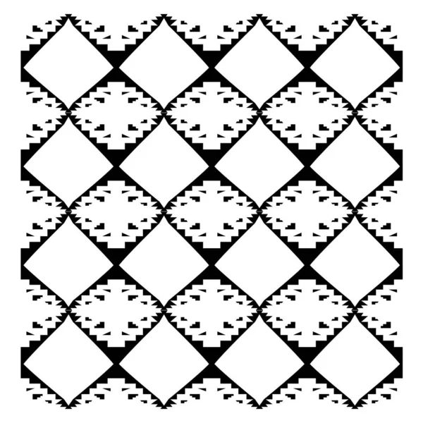 Vector Black White Seamless Pattern — Stock Photo, Image