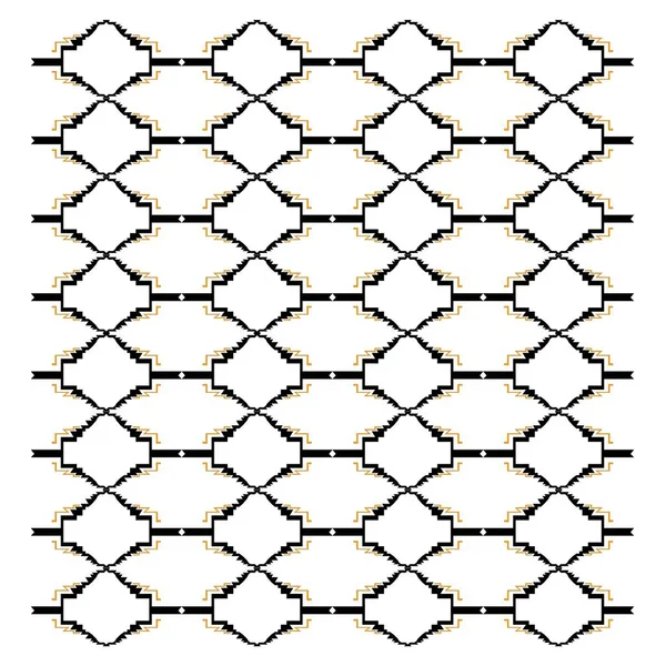 Zwart Wit Geometrisch Patroon — Stockfoto