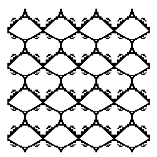 Siyah ve beyaz kusursuz desen.