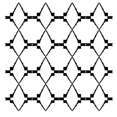 siyah ve beyaz geometrik desen.