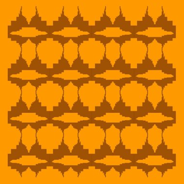 Altın ağaçlı vektörsüz desen