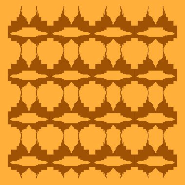 Yıldızlı Kusursuz Vektör Deseni.