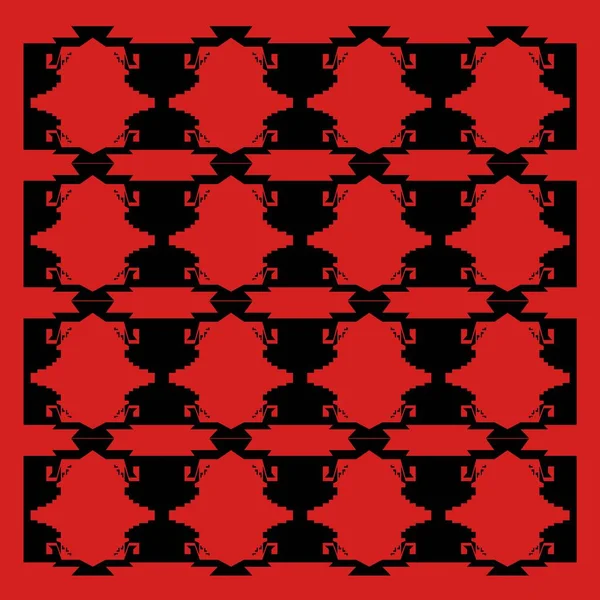 kırmızı soyut aztec arkaplan