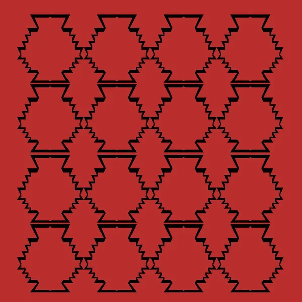 Patrón Geométrico Abstracto Ilustración Simple — Foto de Stock