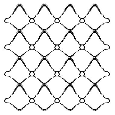 black and white background tile illustration