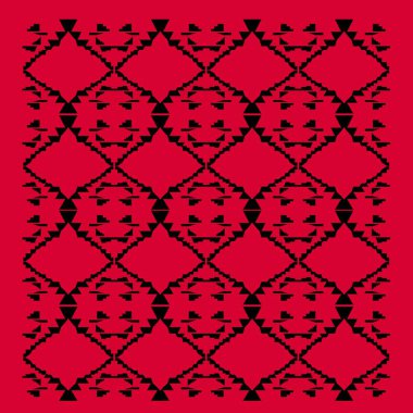 red and black background tile illustration 