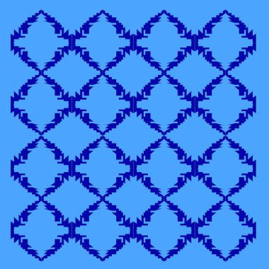blue background tile illustration 