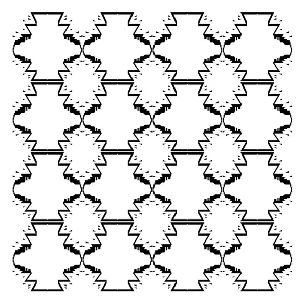 Schwarz Weißes Geometrisches Muster — Stockfoto