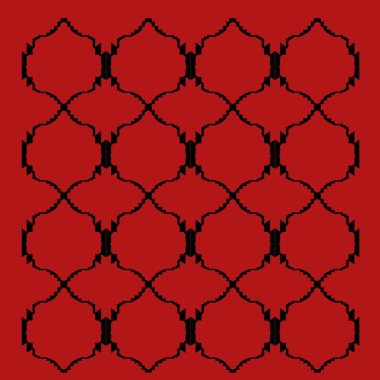 red and black background tile illustration 