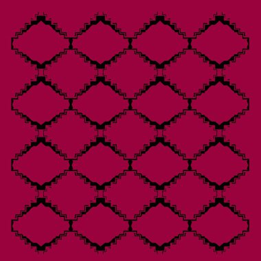 red and black background tile illustration 