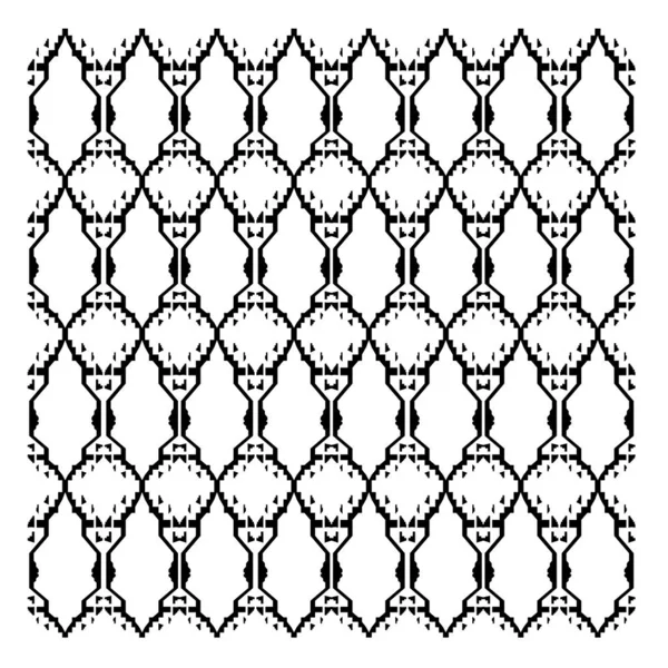 黒と白の幾何学模様 — ストック写真