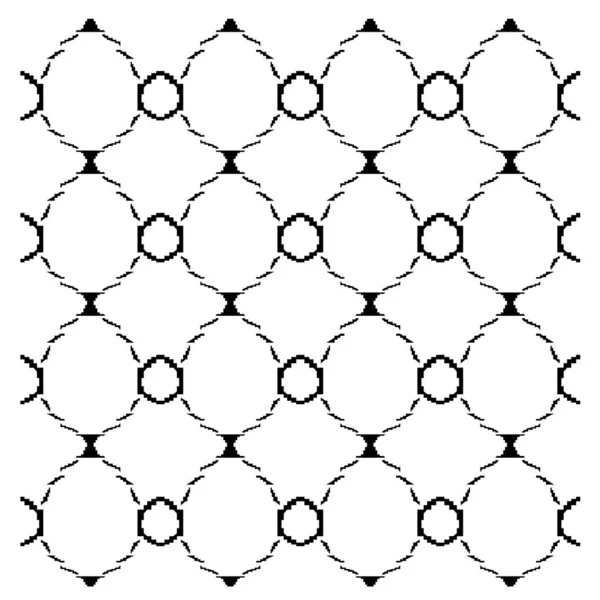 Черно Белая Иллюстрация Плитки — стоковое фото
