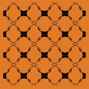 Dekoratif elementlerin kusursuz deseni.