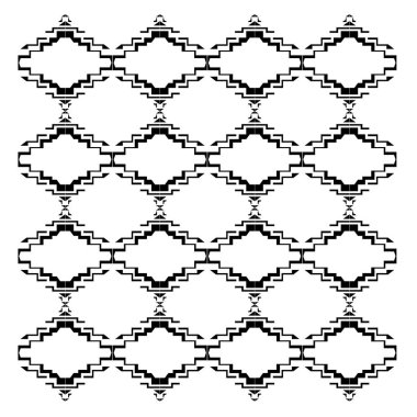 Dekoratif elementlerin kusursuz deseni.