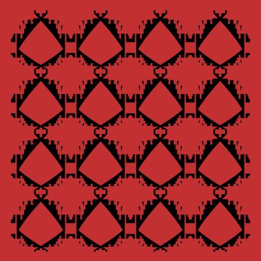 Dekoratif elementlerin kusursuz deseni.