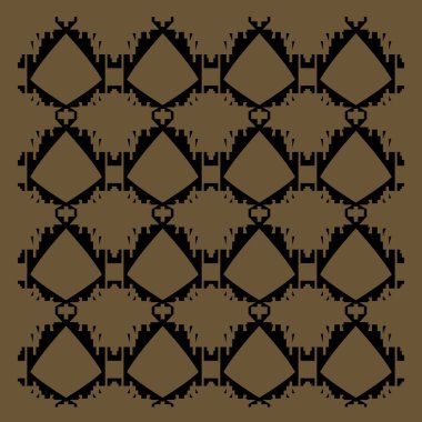 Dekoratif elementlerin kusursuz deseni.