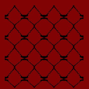 Dekoratif elementlerin kusursuz deseni.