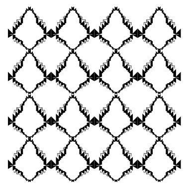 Dekoratif elementlerin kusursuz deseni.