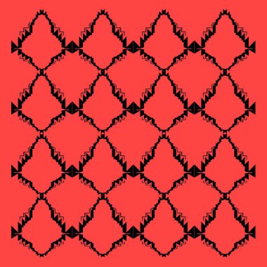 Dekoratif elementlerin kusursuz deseni.