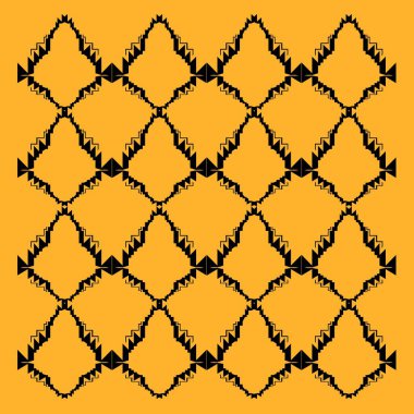 Dekoratif elementlerin kusursuz deseni.