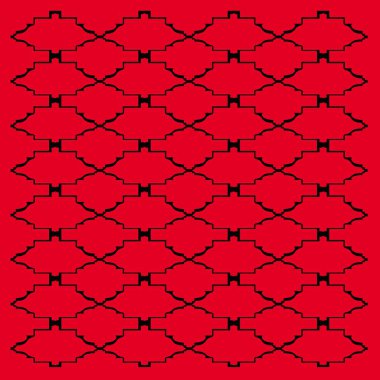 Dekoratif elementlerin kusursuz deseni.