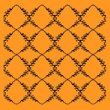 Dekoratif elementlerin kusursuz deseni.