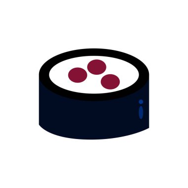 Suşi 3 Koleksiyon Vintage, beyaz üzerine