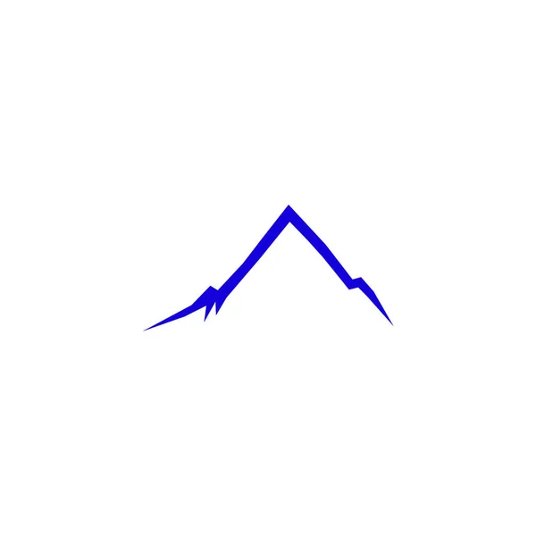 Design Hügel Blau Auf Weiß — Stockvektor