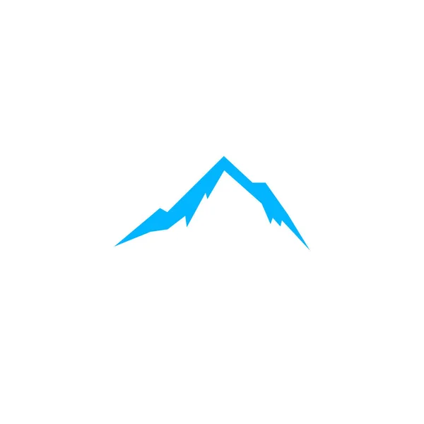 Design Montagna Blu Bianco — Vettoriale Stock