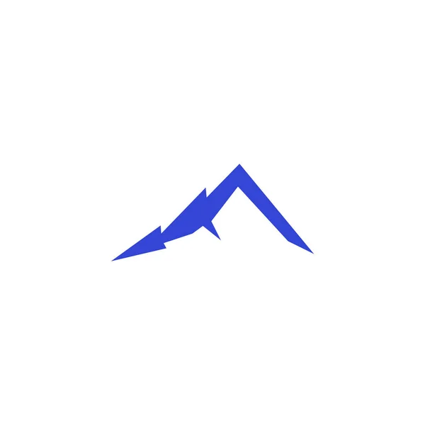 Ontwerp Berg Wit — Stockvector