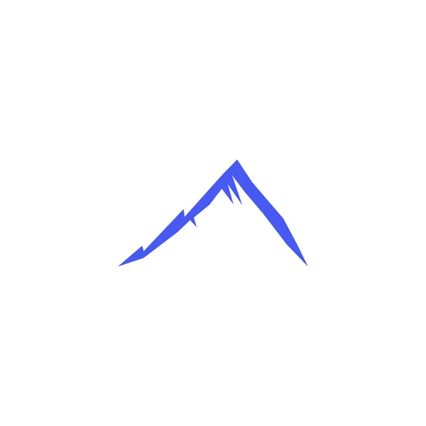 Diseño Montaña Azul Blanco — Archivo Imágenes Vectoriales