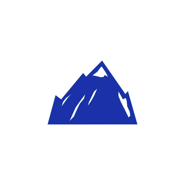 Design Hill Blu Bianco — Vettoriale Stock