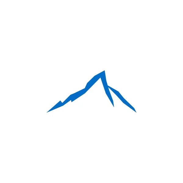 Design Hill Azul Sobre Branco — Vetor de Stock
