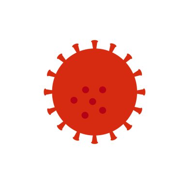 CORONA VIRUS DESIGN ELEMENT, beyazlar üzerinde